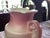 Mid-Century Modern Mid Century Usa Pottery Vase With Raised Yellow Florals Mold 76-10 For Sale - Image 3 of 5