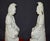 Pair Antique Chinese Blanc De Chine Porcelain Guanyin Statues Dehua Figures For Sale - Image 15 of 18