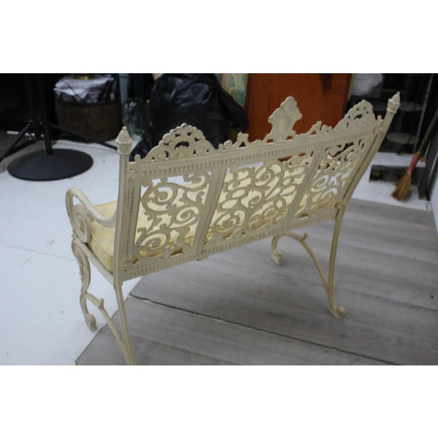 Victorian 19th Century Garden Bench by North American Iron Works For Sale In New York - Image 6 of 10