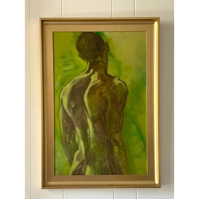 Add a touch of vintage boho sophistication to your collection with this Early 20th Century Original Painting on Board....