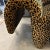 Curvaceous Leopard Print Custom Arm Chair For Sale In Miami - Image 6 of 9