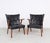 Danish Chairs in Teak and Faux Leather from Erhardsen & Andersen, 1960s, Set of 2 For Sale - Image 17 of 17