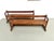 Vintage Oak Community Benches, 1950s, Set of 2 For Sale - Image 4 of 18