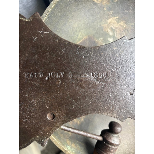 Late 19th Century 1886 Rare Patented Brass Ringside Boxing “Signal Gong Bell” For Sale - Image 5 of 16