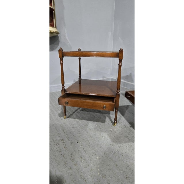 Regency Mahogany Lamp Tables, 1920, Set of 2 For Sale - Image 10 of 15
