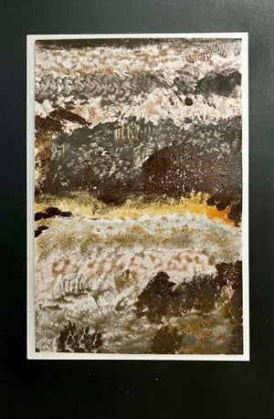 Dina Recanati, Israeli Abstract Expressionist Dina Recanati Cosmos Painting, Sculpture in Metal, 2003