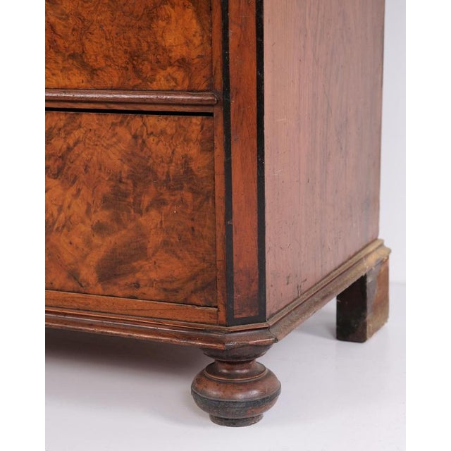 Antique Mahogany Secretaire with Four Drawers, 1840s For Sale - Image 10 of 14