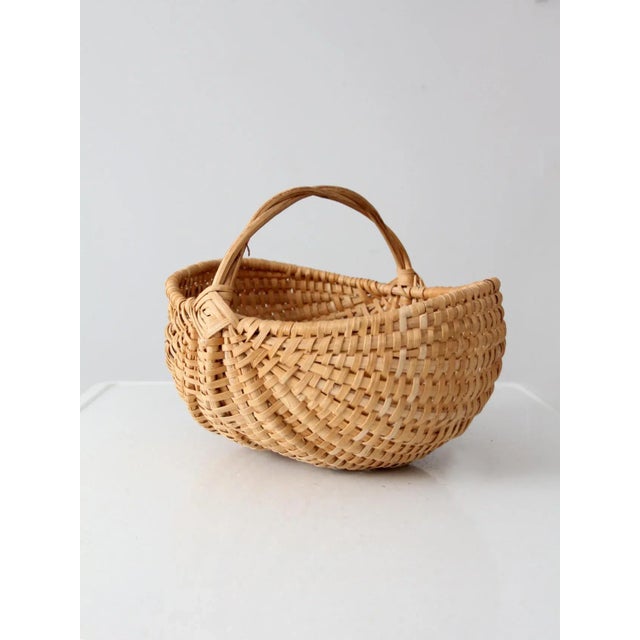 Vintage Harvest Basket For Sale - Image 6 of 13