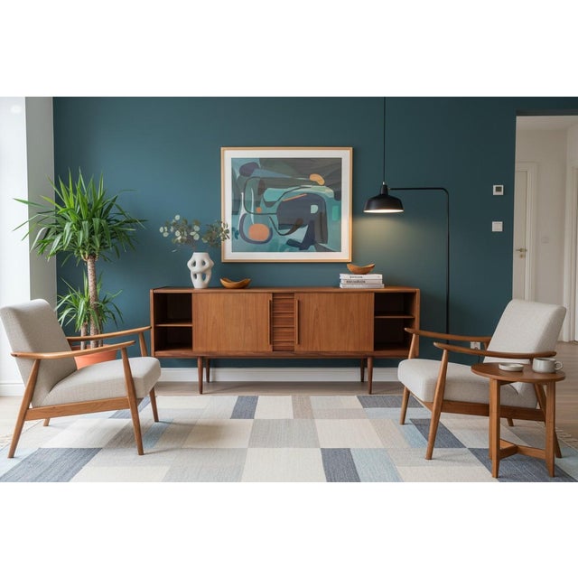Vintage Danish Teak Sideboard by Johannes Andersen for Uldum Furniture Factory, 1960s For Sale - Image 18 of 18