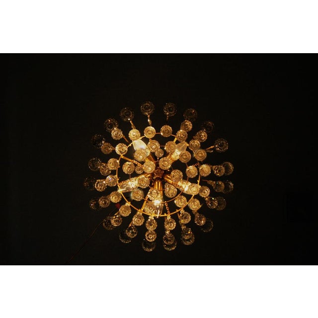 Crystal Glass Ceiling Lamp from Christoph Palme For Sale - Image 9 of 10