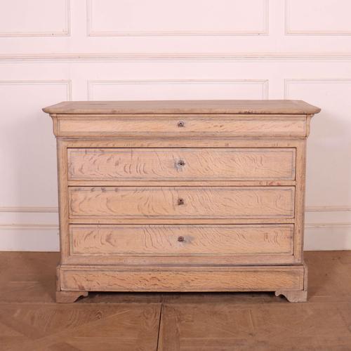 French Bleached Oak Commode For Sale - Image 13 of 13