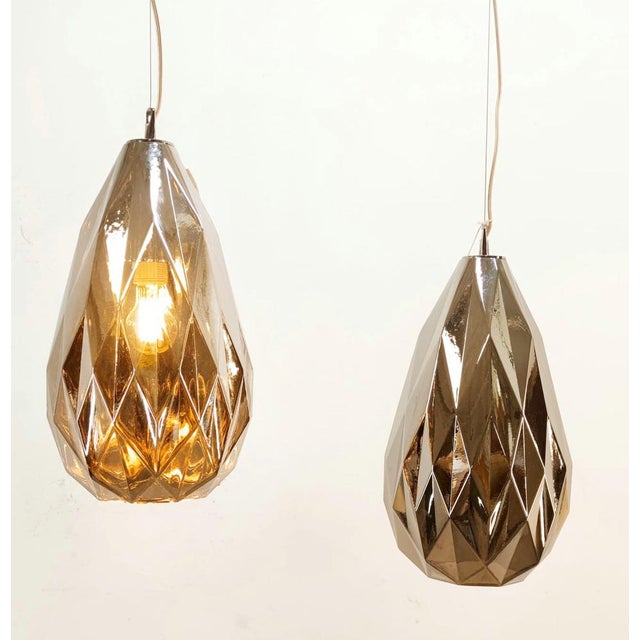 Vintage Chromatic Suspension Lamp For Sale - Image 4 of 16