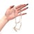 Modern Signed Modern Christofle 38" Sterling Silver Rope Length Link Necklace For Sale - Image 3 of 15