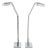 Casella Lighting Modern Chrome-Plated Floor Lamps, Pair For Sale