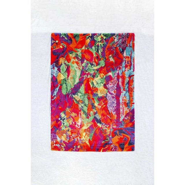 1990s Modern Abstract Rug by Edel Forest for Ege, Denmark, 1990s For Sale - Image 5 of 5
