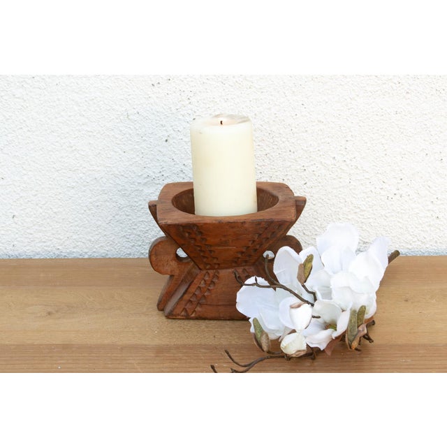 Antique Warm Honey Bijani Seeder For Sale In Los Angeles - Image 6 of 6