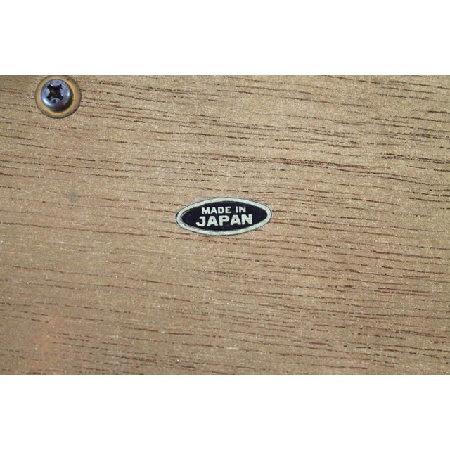 Vintage Footed Wooden Musical Jewelry Box For Sale - Image 10 of 11