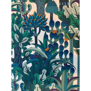 Art Deco Style Hermes Fabric - 54ʺW × 93ʺD For Sale