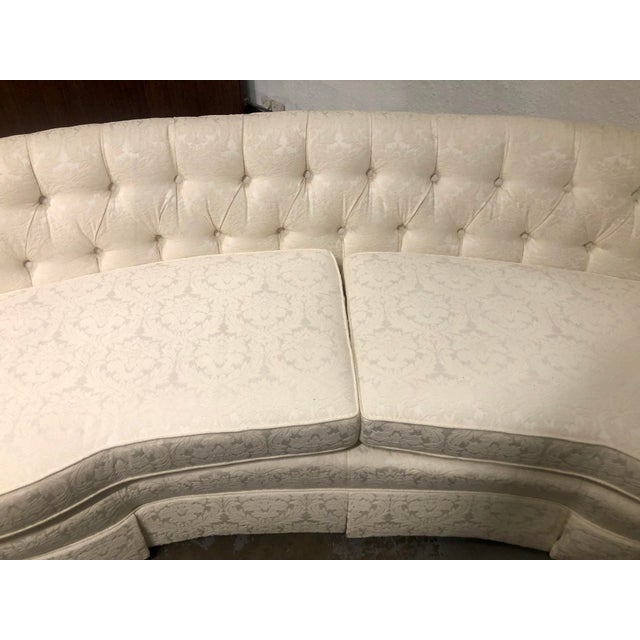 Henredon White Damask Sofa Dorothy Draper Chairish