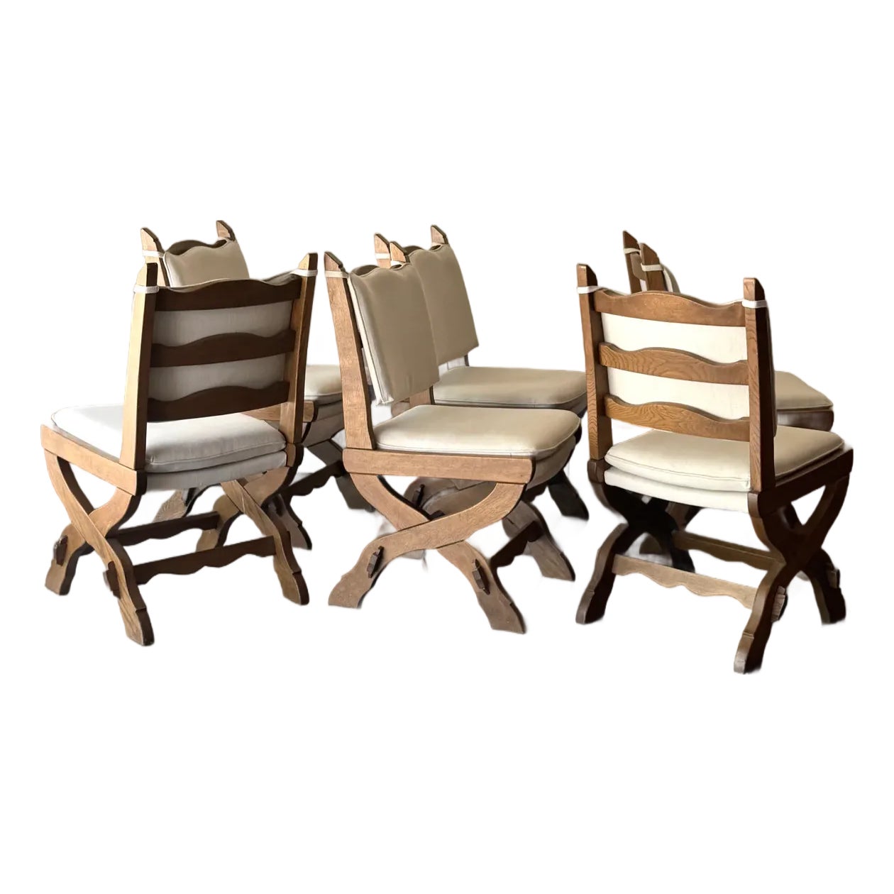 1960s German Wedge Joint Dining Chairs - 6 | Chairish