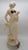 Metal Art Nouveau Carved Alabaster and Bronze Dancer, 1890s For Sale - Image 7 of 18