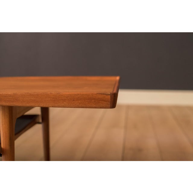Vintage Danish Teak Two-Tier Coffee Table by Poul Jensen for Selig For Sale - Image 9 of 18