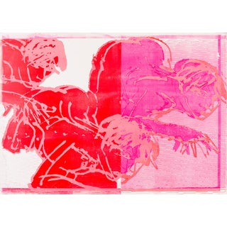 Luciano Castelli, Sans Titre (Red Version), 2018, Lithograph For Sale