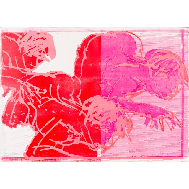 Luciano Castelli, Sans Titre (Red Version), 2018, Lithograph For Sale
