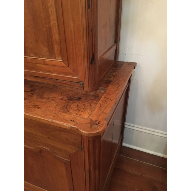 Late 18th Century Louis XVI Fruitwood Buffet Deux Corps For Sale - Image 11 of 13