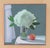 White Hydrangea and a Peach by Anne Carrozza Remick For Sale In Providence - Image 6 of 7