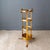 Gold Neoclassical Umbrella Stand of Gilded and Hammered Iron on Footed Base For Sale - Image 8 of 18