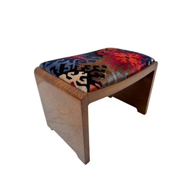 Art Deco Stool by De Coene Frères Kortrijk, 1930s For Sale - Image 6 of 10