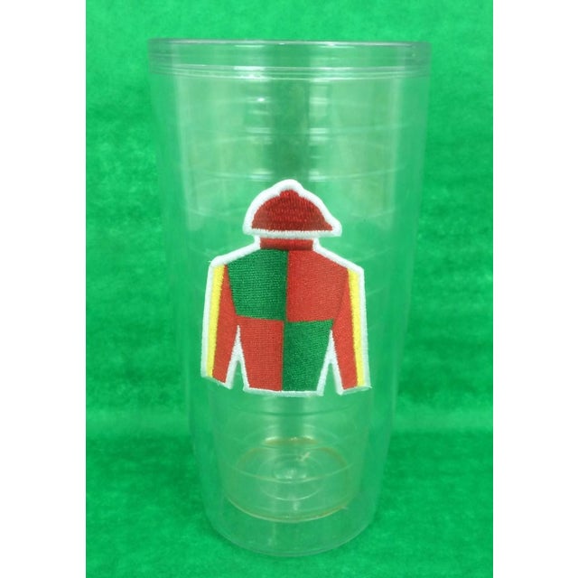 Mid 20th Century Set X 4 Jockey Silks Tervis Tumbler 16oz Highball Glasses" (New) For Sale - Image 4 of 5