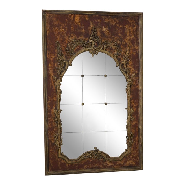 Labarge Large French Louis XV Decorative Mirror For Sale