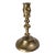 17th or 18th Century Rustic Make Do Brass Candlestick With Later Base For Sale