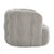 Contemporary Neutral Tufted Round Swivel Chair For Sale - Image 3 of 6