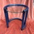 Blue Mid-Century Modern Round Glass and Wooden Side Table, 1970s For Sale - Image 8 of 16