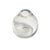 Contemporary Slumped Glass Teardrop Bud Vase For Sale - Image 3 of 4