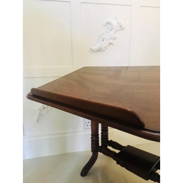 Antique Mahogany Sutherland Reading Table For Sale - Image 11 of 13