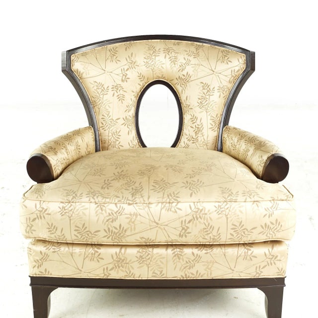 Barbara Barry for Henredon Mid Century Lounge Chairs - Pair For Sale - Image 11 of 13