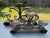 1980s 1980s Vintage Wrought Iron Candelabra Fireplace Mantel Candle Holders - A Pair For Sale - Image 5 of 9