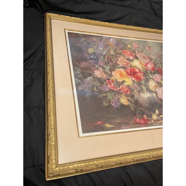 Huge Carolyn Blish "Heaven Scent" Lithography Signed Framed #69/950 W/ Coa For Sale - Image 12 of 12