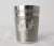 Silvery metal cup or goblet with the letters F B In kind of goblet was offered to baby or children as gifts of birth or on...