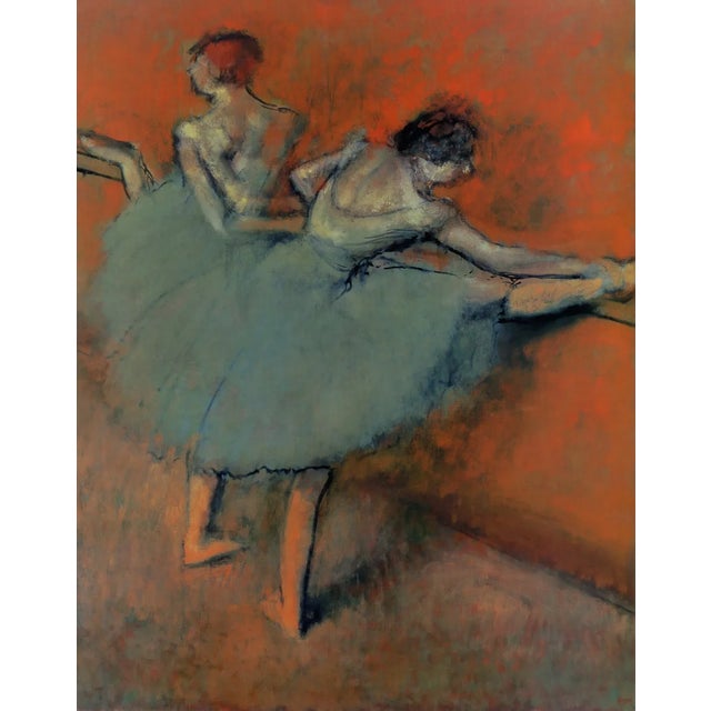 Artist: Edgar Degas Country: France Title: Dancers at the barre Medium: Giclee Marks: Numbered Limited Edition Published...