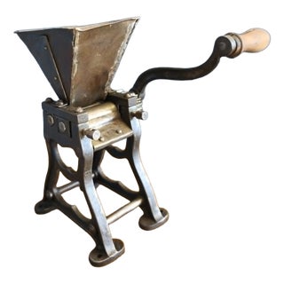 Cast Iron Poppyseed Mill, Late 19th Century For Sale