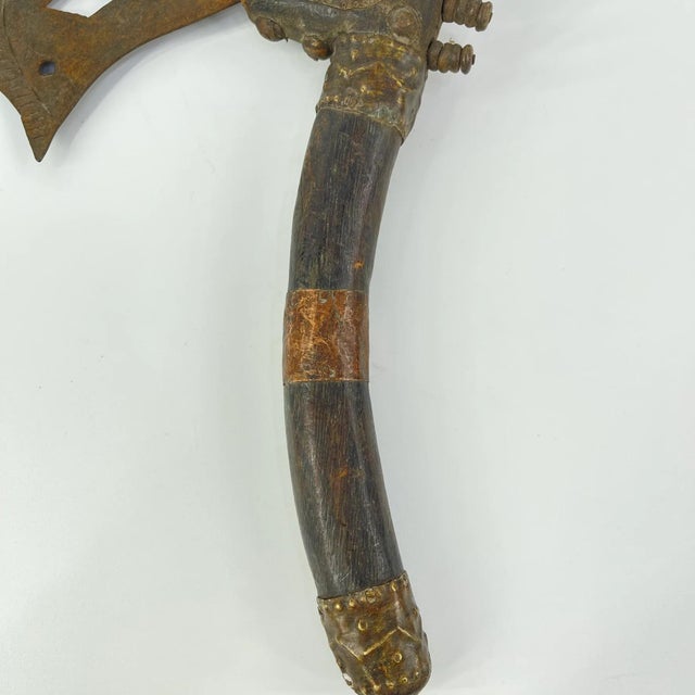 African Early 20th Century Bamun Knife Axe Cameroon For Sale - Image 3 of 8