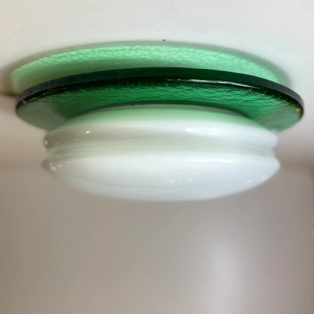 Murano Glass Ceiling Lamp attributed to Zanetti, 1980s For Sale - Image 11 of 14