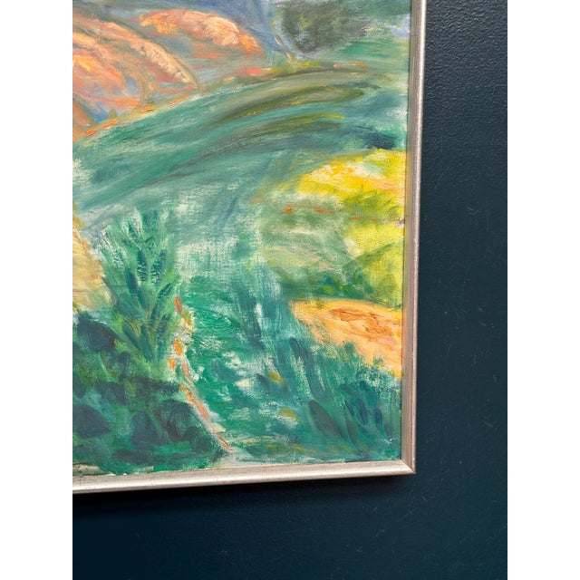 Lalla Blecher, Landscape, 1994, Oil on Canvas, Framed For Sale - Image 10 of 18