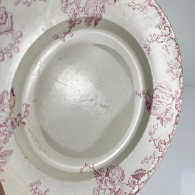 Round Fontainebleau Dish in Ironstone from KG Lunéville, 1890s For Sale - Image 12 of 13