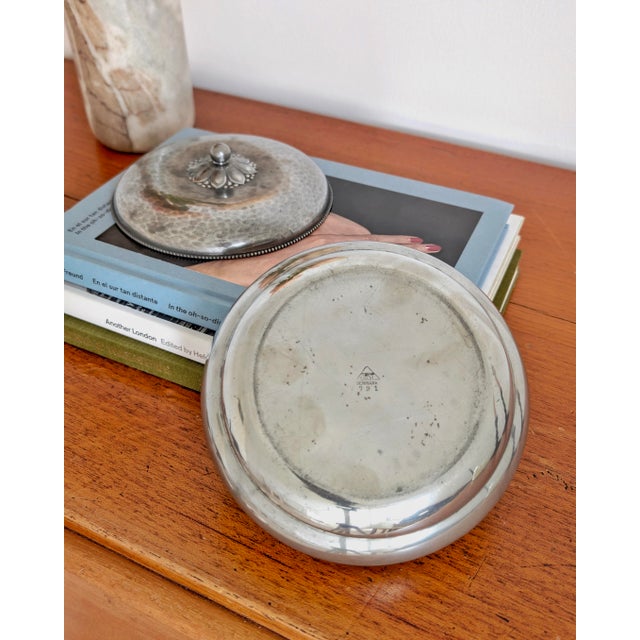 Pewter Lidded Trinket Box by Just Andersen, 1930s For Sale - Image 12 of 13